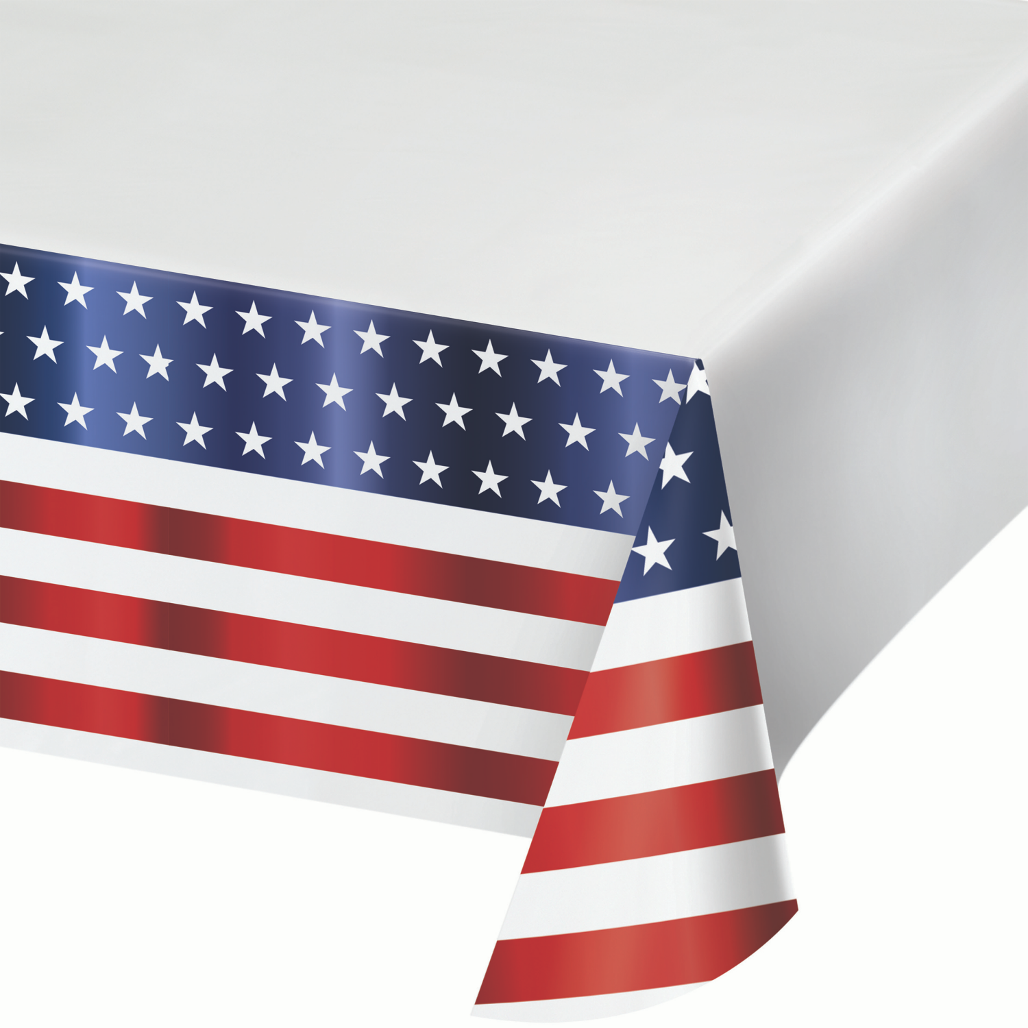 slide 1 of 1, Creative Converting Festive Flag Table Cover, 1 ct., 1 ct