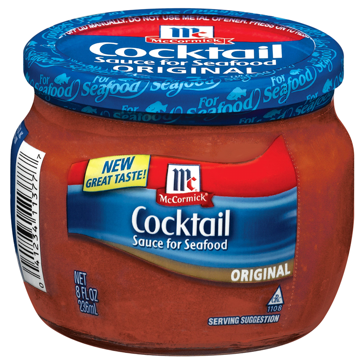 slide 1 of 6, McCormick Original Cocktail Sauce For Seafood, 8 fl oz