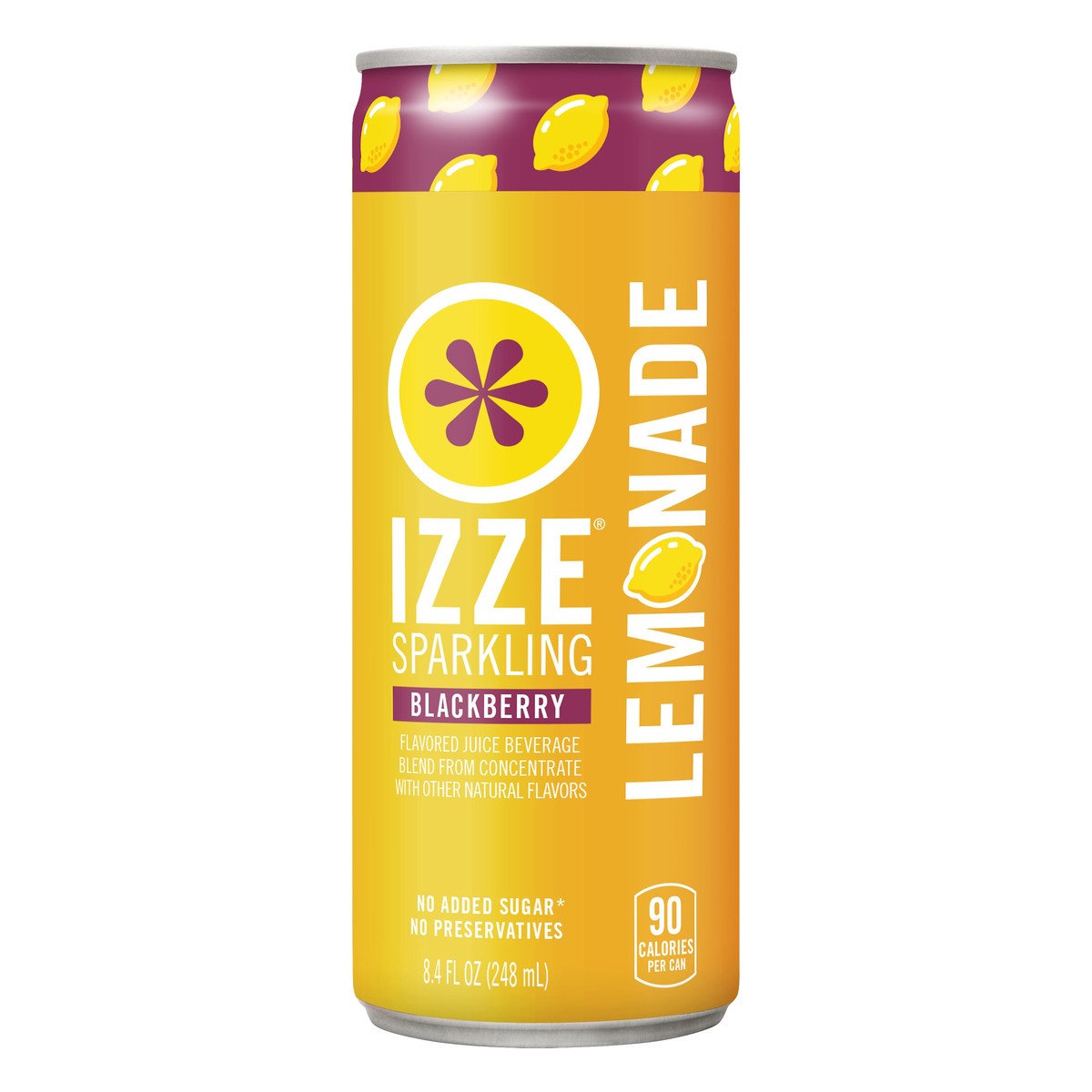 slide 1 of 11, Izze Blackberry Sparkling Lemonade 8.4 oz, 8.4 oz