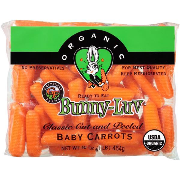 slide 1 of 6, Grimmway Farms Baby Cut Carrots, 1 lb, organic, 1 lb