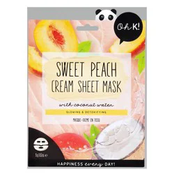 Oh K! Sweet Peach Cream Sheet Mask
