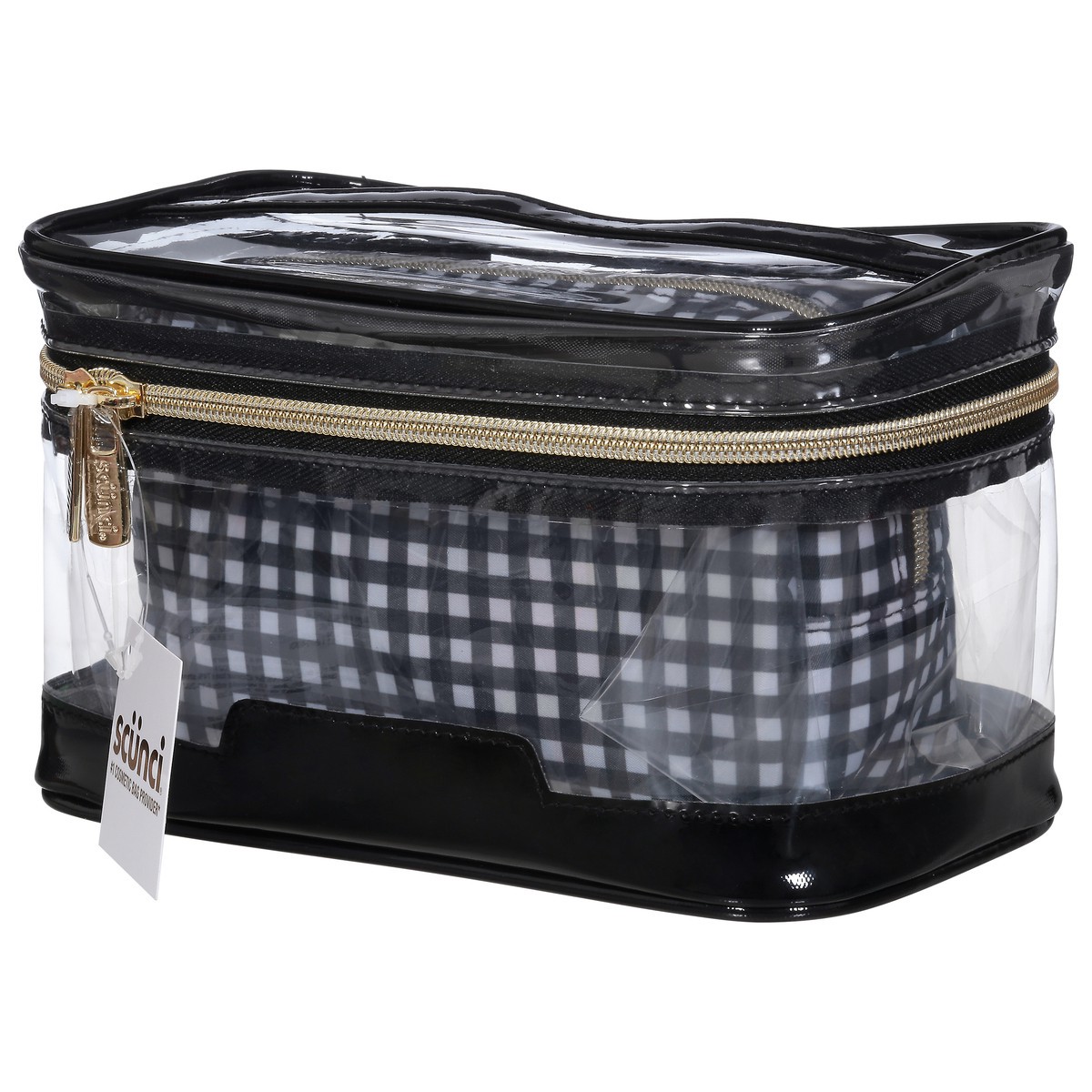 slide 2 of 9, Allegro Train Case All Checkered, 2 ct