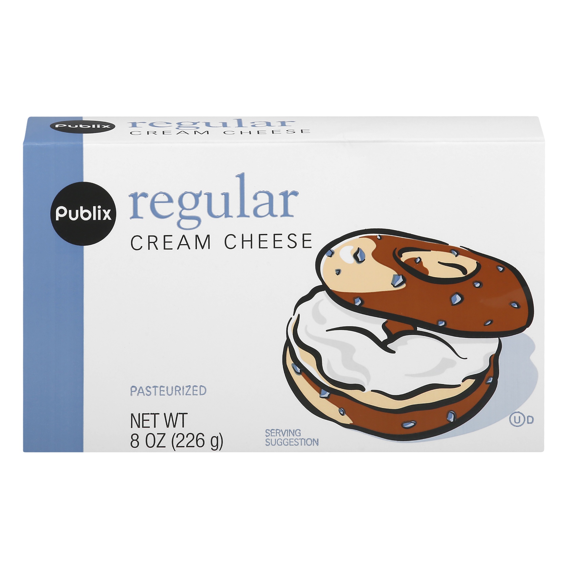 slide 1 of 1, Publix Regular Cream Cheese, 8 oz