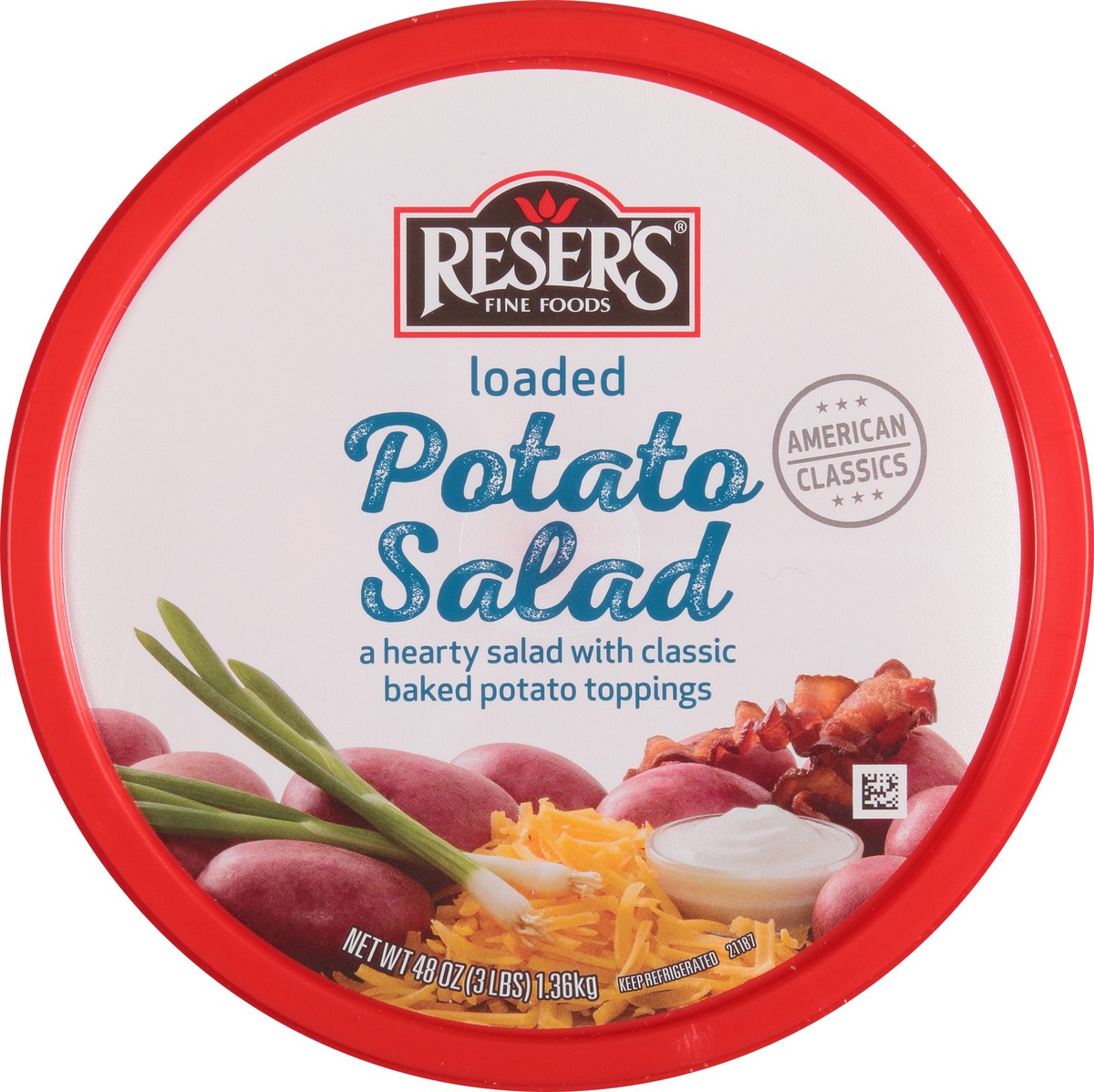 slide 7 of 7, Reser's Potato Salad, 48 oz