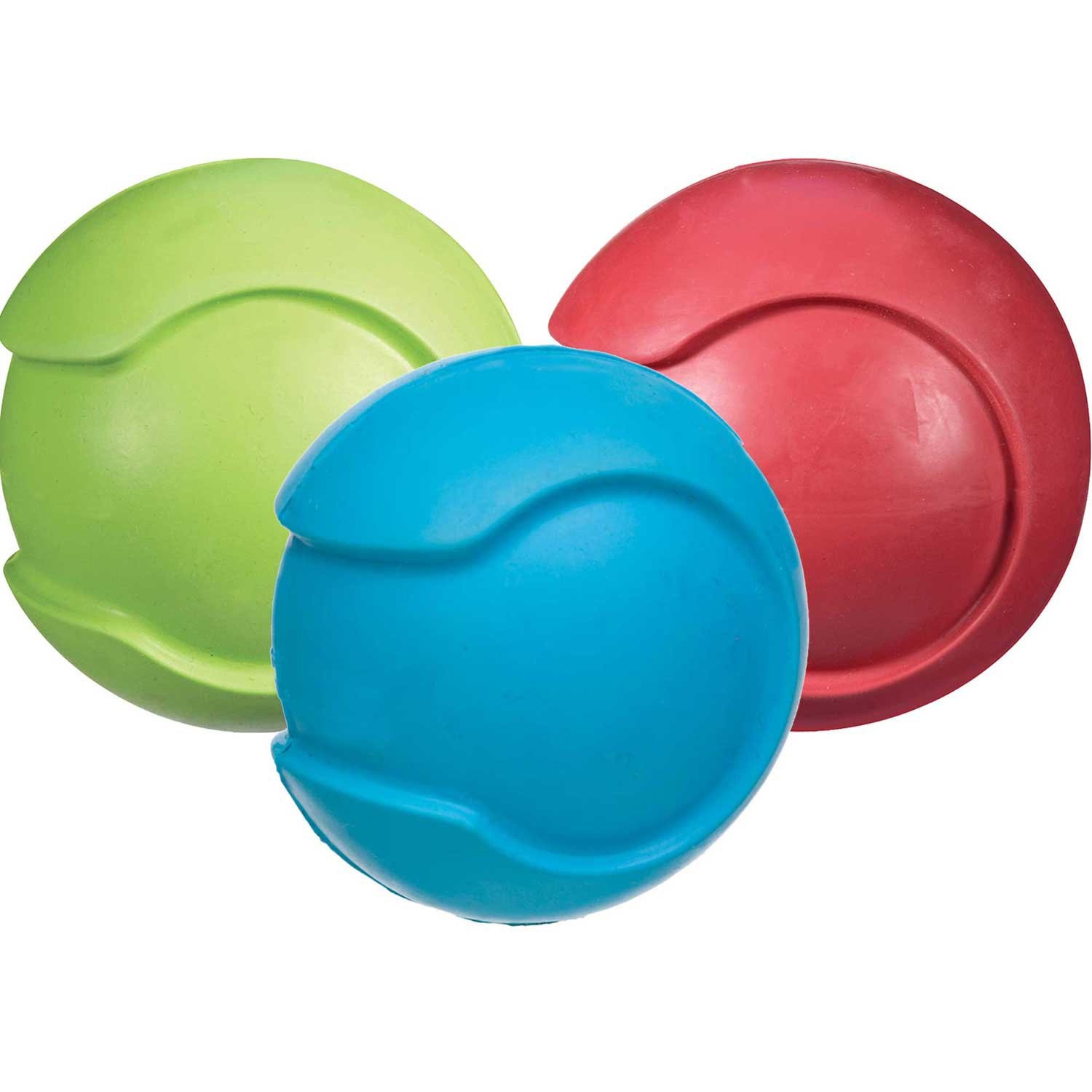 slide 1 of 1, JW Pet iSqueak Bouncin' Baseball Dog Toy, MED