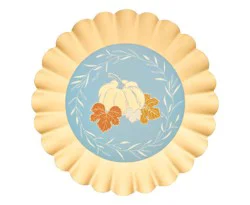 Sophistiplate Gilded Harvest Dinner Paper Plates