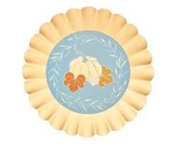 Sophistiplate Gilded Harvest Dinner Paper Plates