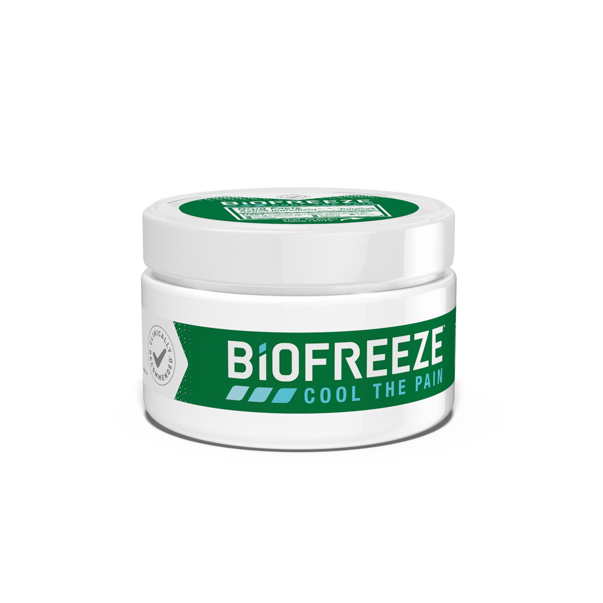 slide 8 of 15, Biofreeze Menthol Pain Relief Cream 3 oz Box, 3 oz