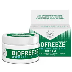 Biofreeze Menthol Pain Relief Cream 3 oz Box