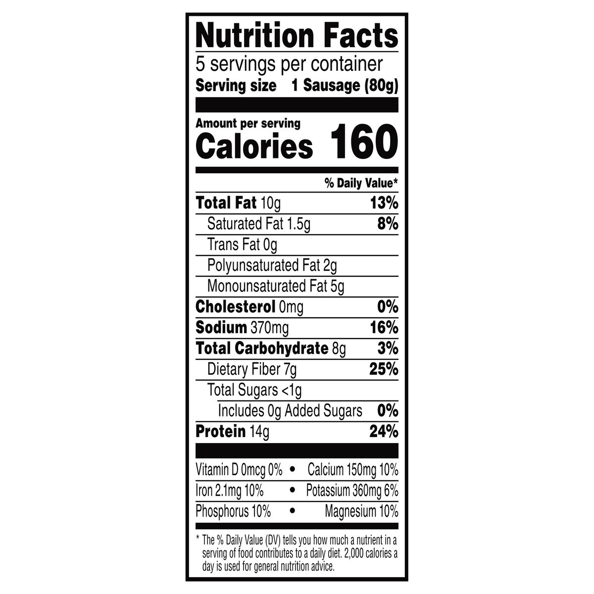 slide 8 of 11, MorningStar Farms Incogmeato Meatless Bratwurst, Original, 14.1 oz, 5 Count, 14 oz