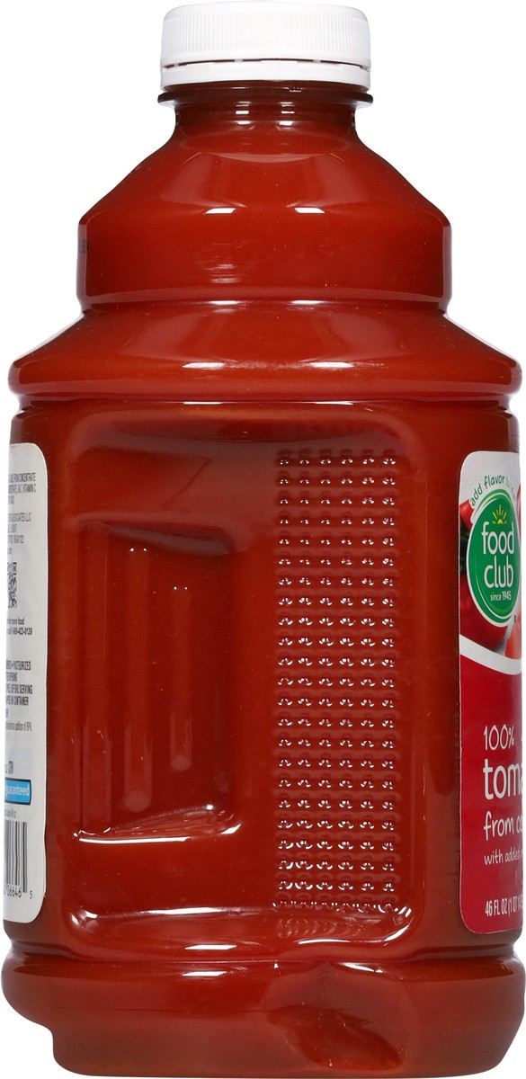 slide 8 of 16, Food Club 100% Tomato Juice 46 fl oz, 46 fl oz