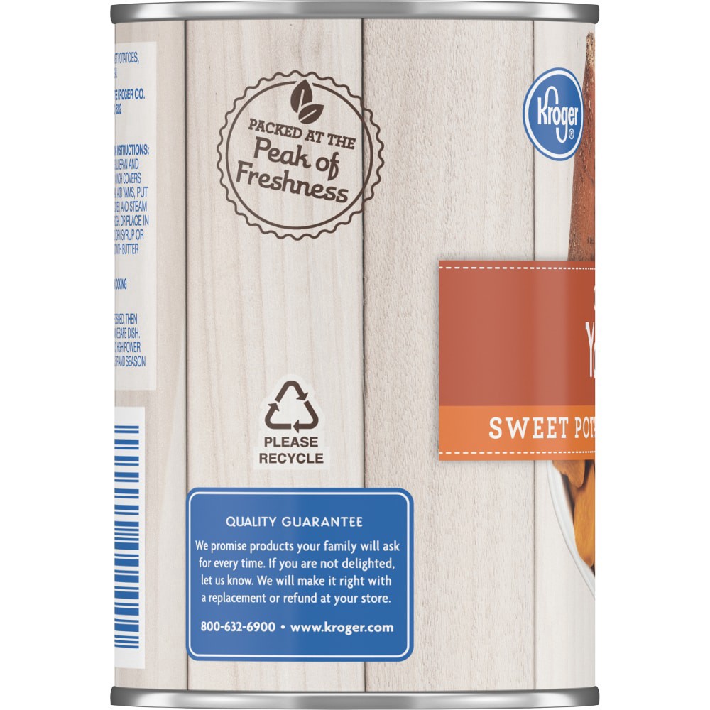 slide 3 of 4, Kroger Cut Yams In Syrup, 15 oz