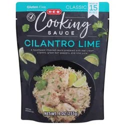 H-E-B Cooking Sauce - Cilantro Lime