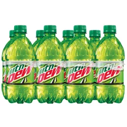 Mountain Dew Soda Bottles