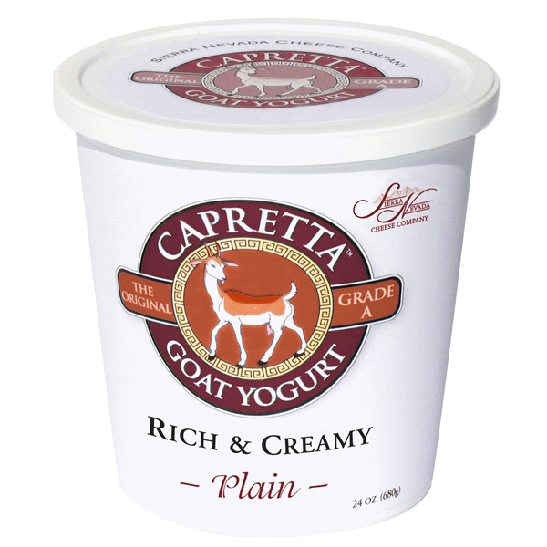 slide 1 of 1, Sierra Nevada Capretta Rich & Creamy Plain Goat Yogurt, 24 oz