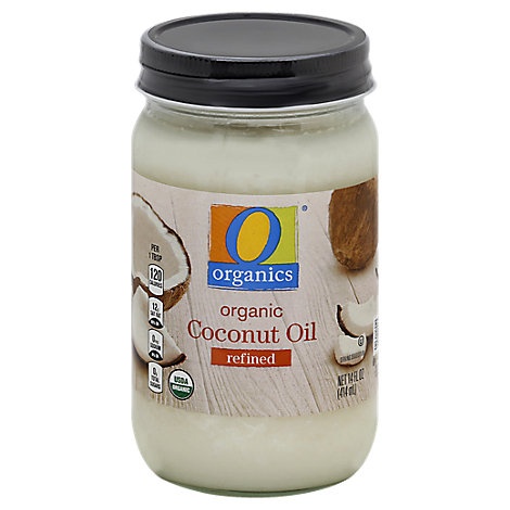 slide 1 of 1, O Organics Organic Coconut Oil Refined, 14 fl oz