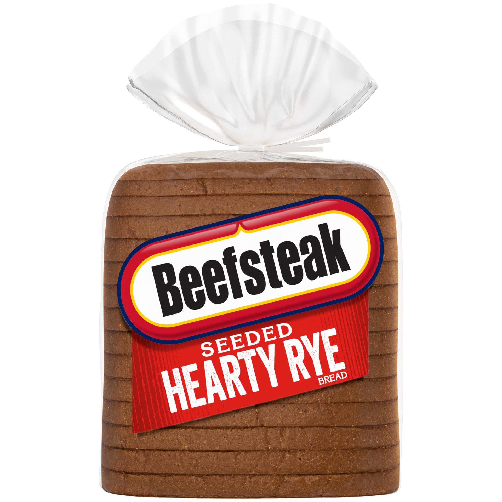 slide 1 of 5, Beefsteak Seedless Hearty Rye Bread, 18 oz, Rye Bread, Bag, 18 oz