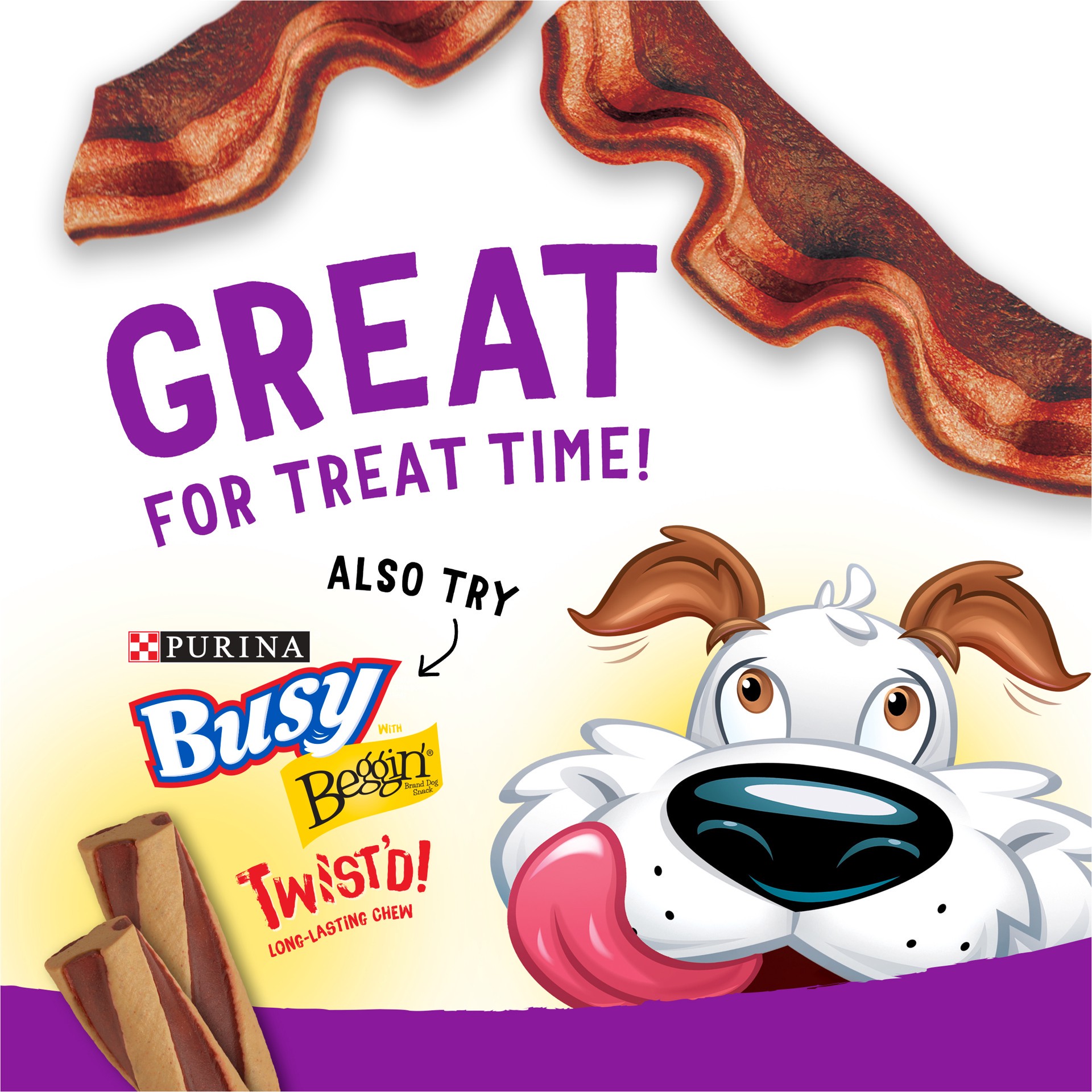 slide 8 of 9, Beggin' Purina Beggin' Strips With Real Meat Dog Treats, Thick Cut Hickory Smoke Flavor, 6 oz