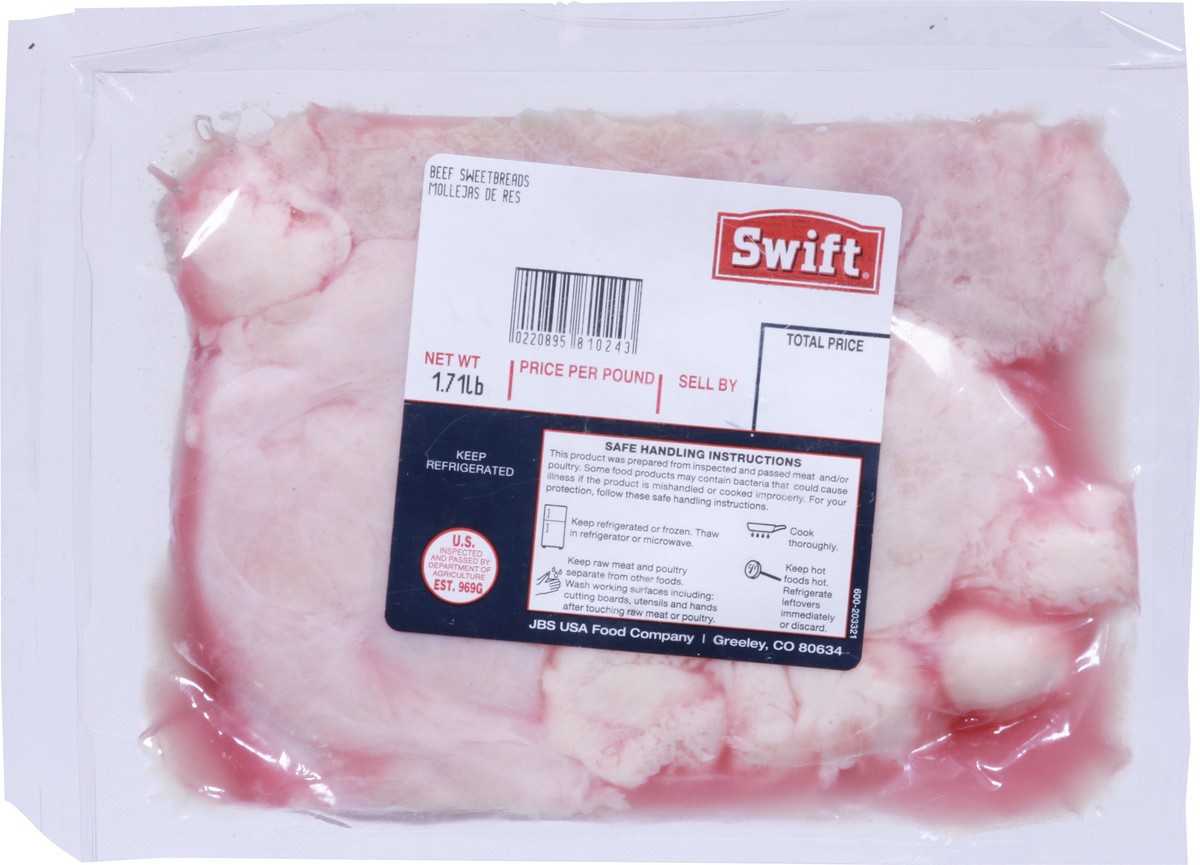 slide 2 of 9, Swift Beef Sweetbreads 1.71 lb, per lb