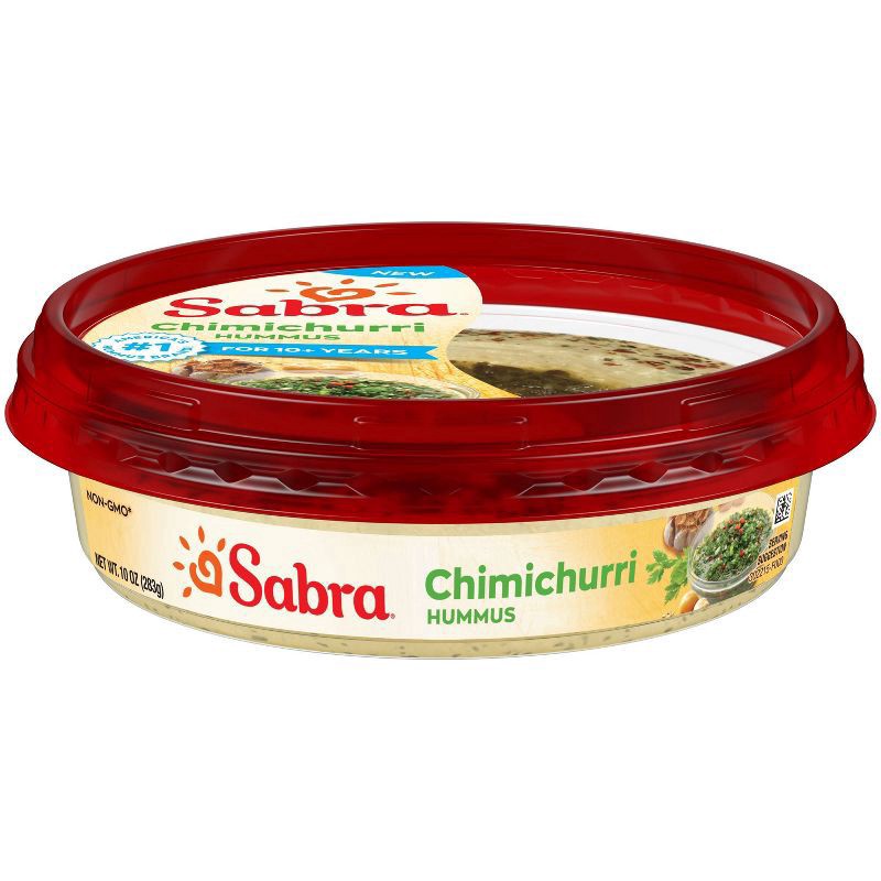 slide 2 of 4, Sabra Chimichurri Hummus - 10oz, 10 oz