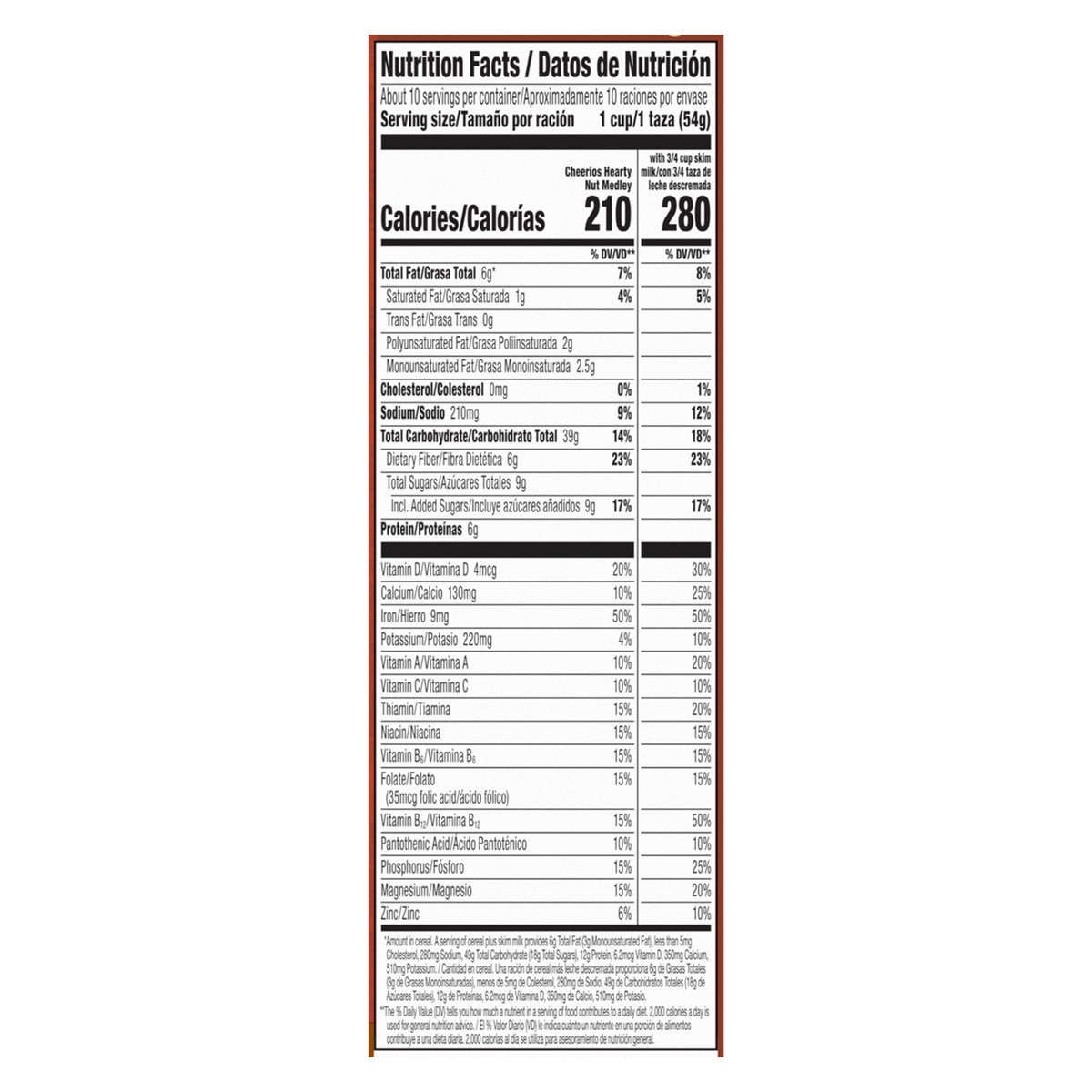 slide 11 of 13, Cheerios Hearty Nut Medley Breakfast Cereal, Maple Cinnamon Flavored, Made With Whole Grain, Family Size, 20 oz, 20 oz