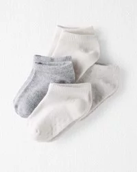 Littleplanet Baby 4-Pack No-Slip Socks, Multi, Size 3-12