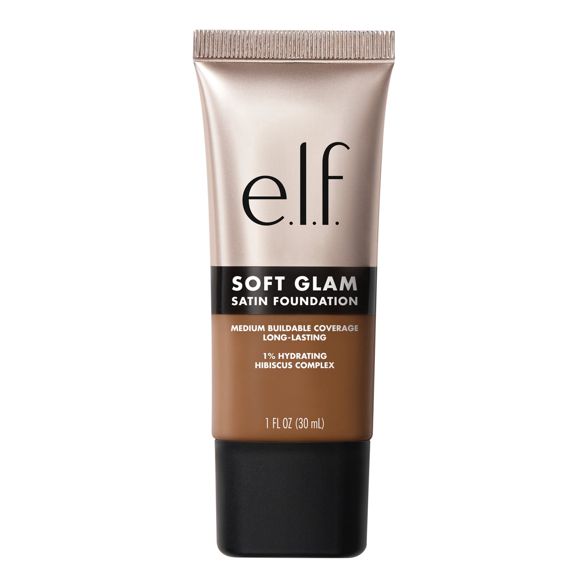 slide 1 of 1, e.l.f. Soft Glam Satin Foundation - Deep Neutral, 1 oz