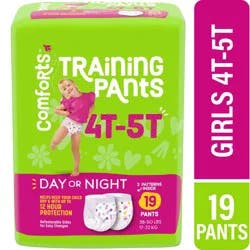 Comforts 4T-5T Girls Training Pants
