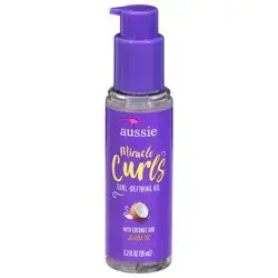 Aussie Miracle Curls Curl-Defining Oil with Coconut and Jojoba Oil 3.2 fl oz