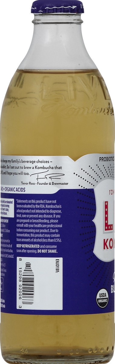 slide 4 of 4, Live Soda Living Limon Kombucha - 12 fl oz, 12 fl oz