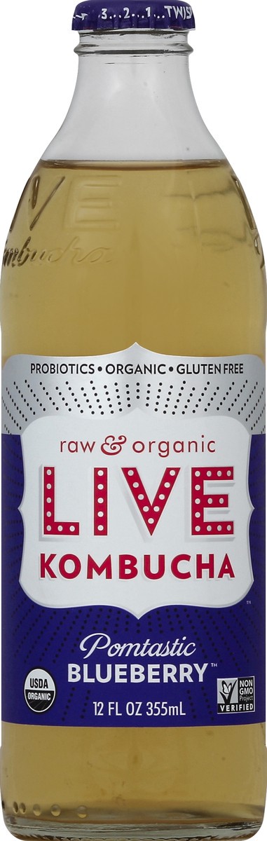 slide 2 of 4, Live Soda Living Limon Kombucha - 12 fl oz, 12 fl oz