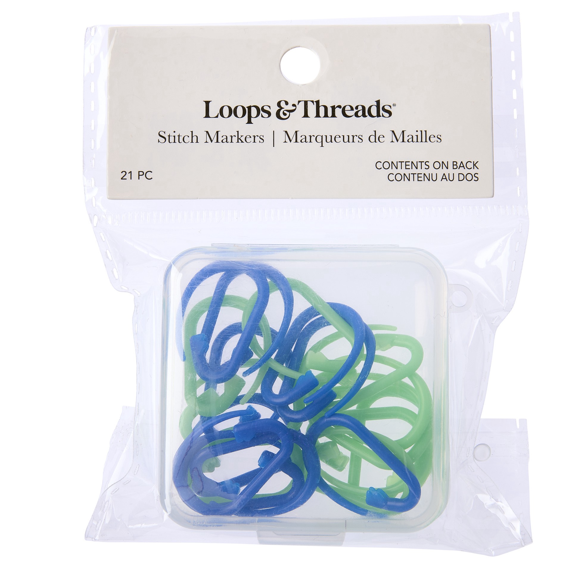 slide 4 of 4, Loops & Threads Carabiner Stitch Markers, 20ct., 20 ct