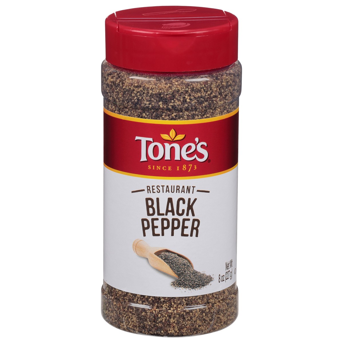 slide 1 of 8, Tone's Black Pepper, 8 oz