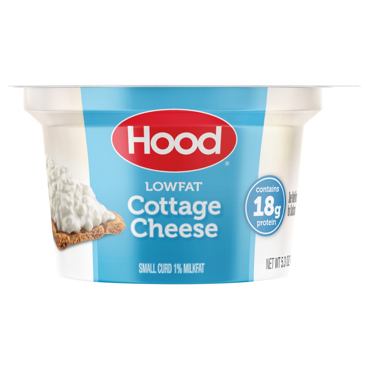 slide 1 of 8, Hood Low Fat Cottage Cheese, Single Serve, 5.3 oz, 5.3 oz