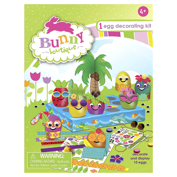 slide 1 of 1, American Crafts Egg Dcor Kit, Beach Party, 6.5 in