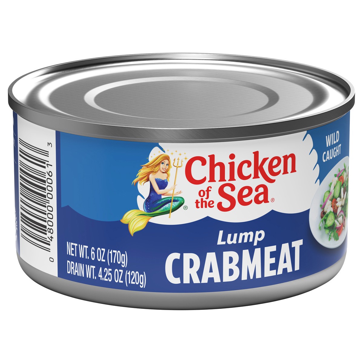 slide 4 of 10, Chicken of the Sea Wild Caught Lump Crab Meat 6 oz, 6 oz