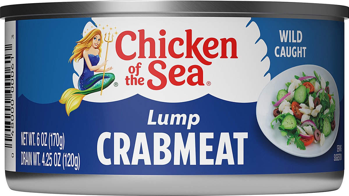 slide 3 of 10, Chicken of the Sea Wild Caught Lump Crab Meat 6 oz, 6 oz