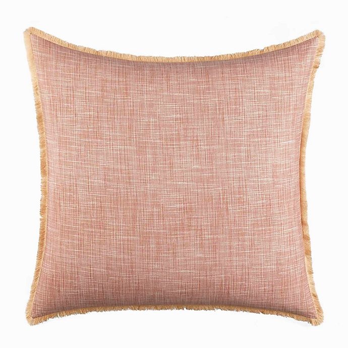 slide 1 of 2, Tommy Bahama Sunrise Stripe European Pillow Sham - Coral, 1 ct