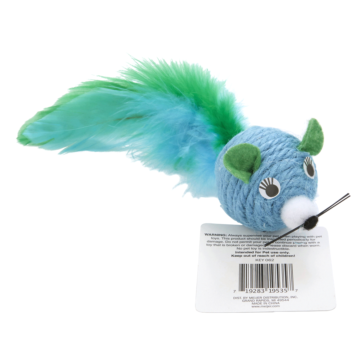 Meijer Rope Animal Ball Cat Toy 1 ct Shipt