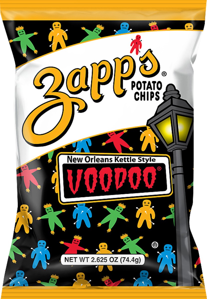 slide 1 of 10, Zapp's Voodoo Chips, 2.625 oz