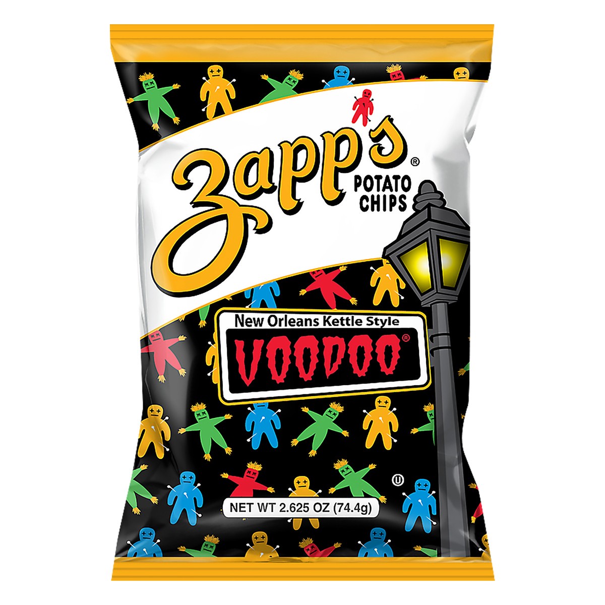 slide 1 of 10, Zapp's Voodoo Chips, 2.625 oz