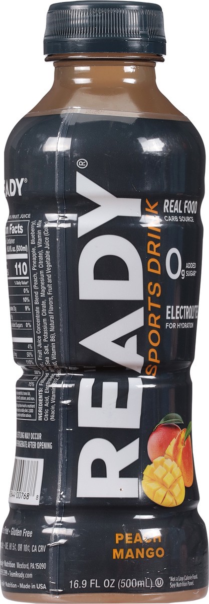 slide 9 of 9, Ready Sports Drink, Peach Mango - 16.9 fl oz, 16.9 fl oz