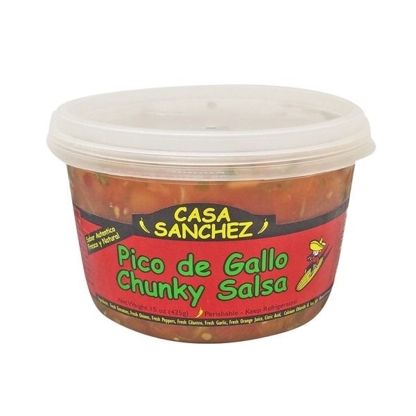 slide 1 of 1, Casa Sanchez Chunky Pico De Gallo Salsa 15 oz, 