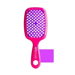 Unbrush Detangler Hair Brush - Neon Pink