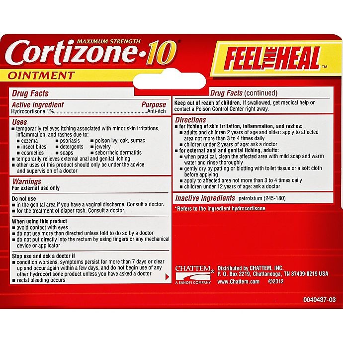 Cortizone 10 Maximum Strength Ointment Helps Seal In Healing 1 oz Shipt