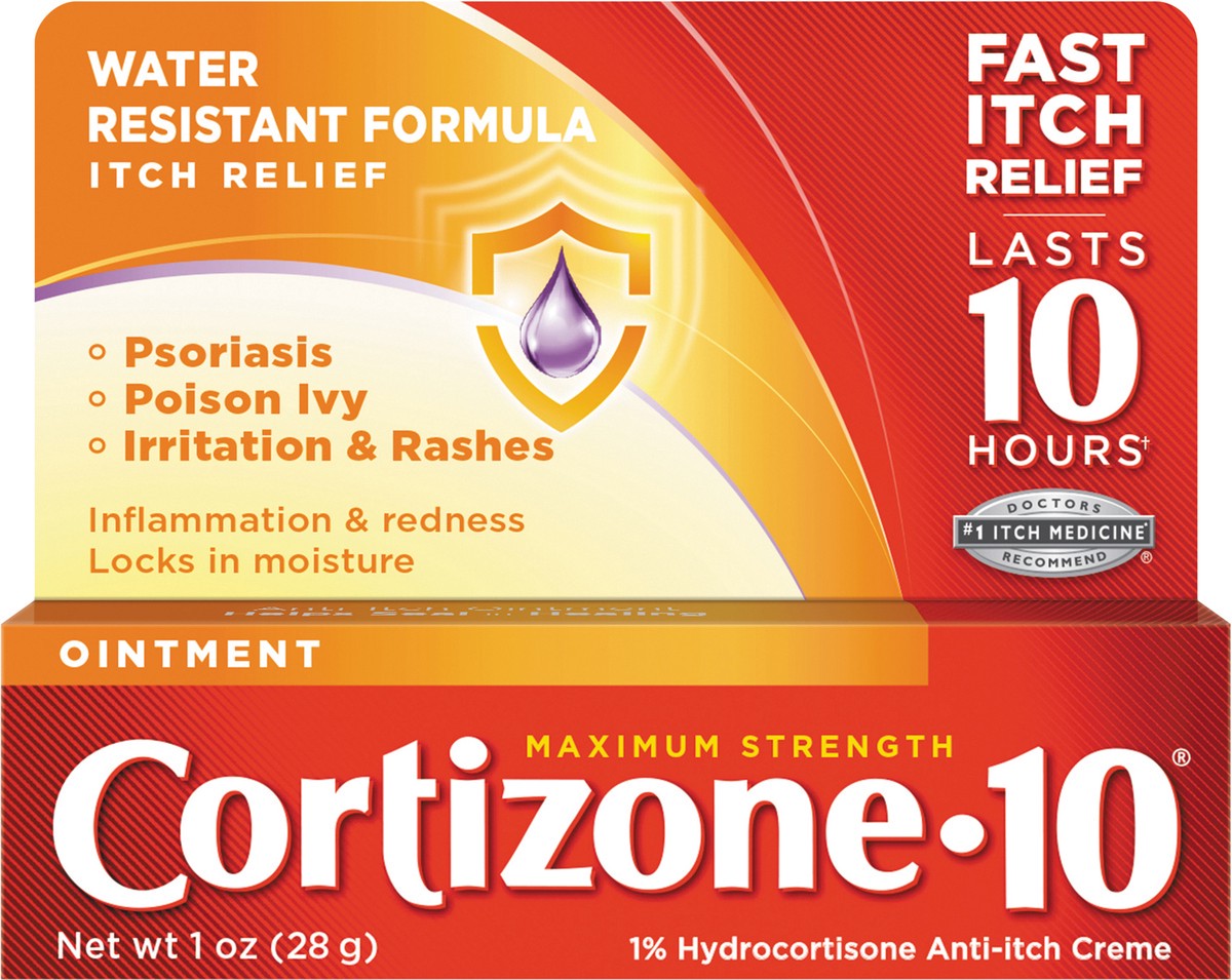 slide 4 of 7, Cortizone-10 Cortizone 10 Maximum Strength Anti Itch Ointment (1 Oz), 1 oz