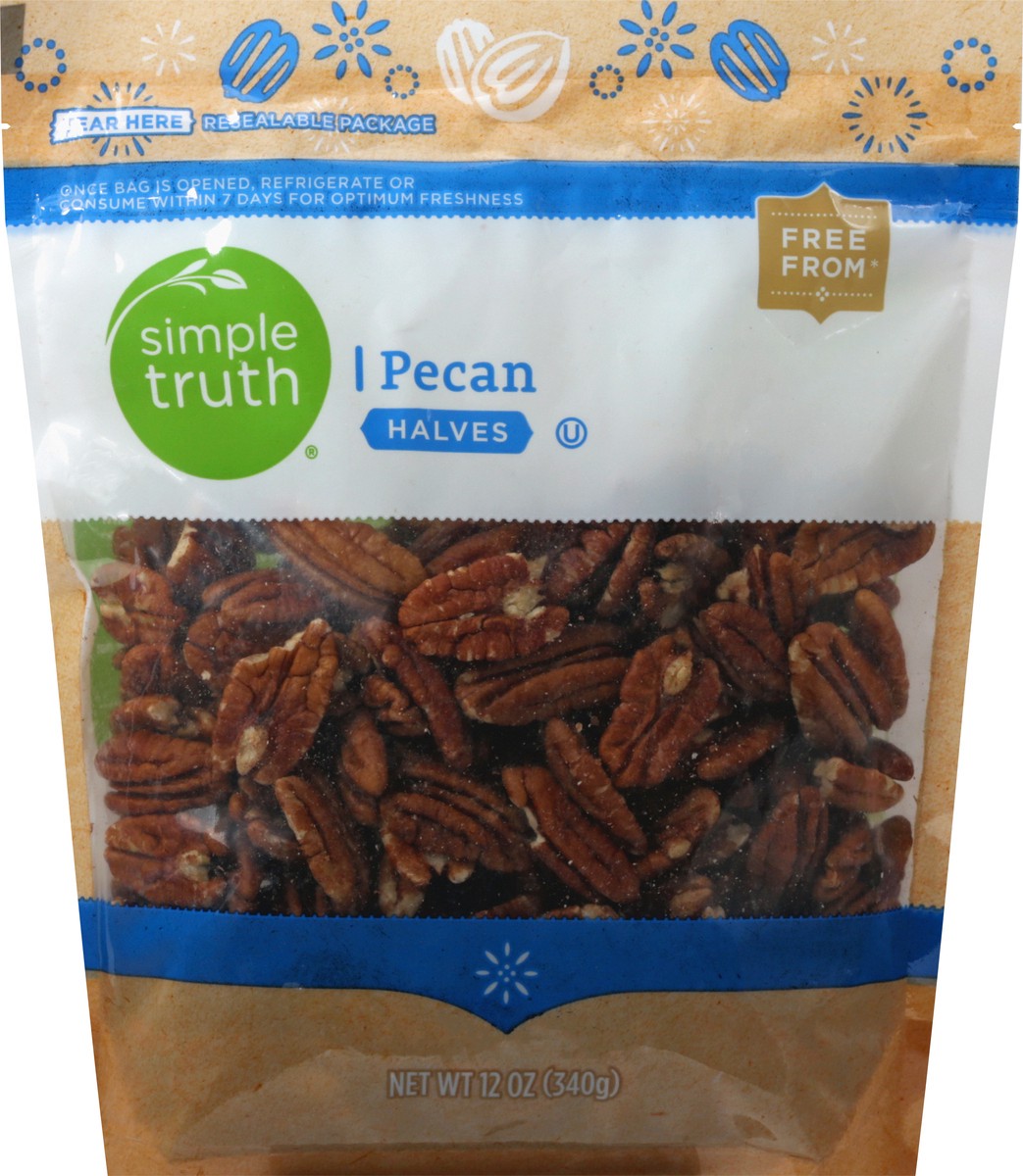 slide 9 of 11, Simple Truth Pecan Halves, 12 oz