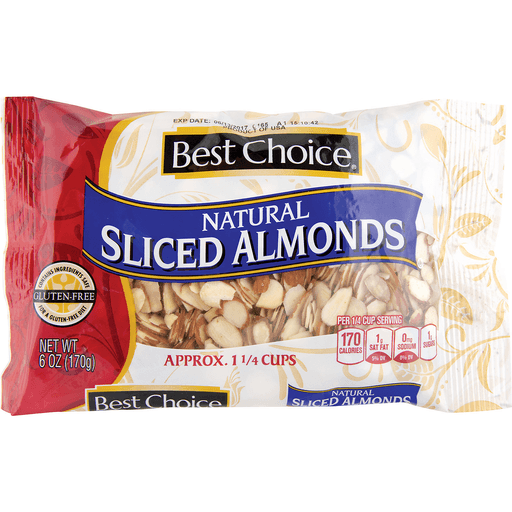 slide 1 of 1, Best Choice Sliced Almonds, 6 oz