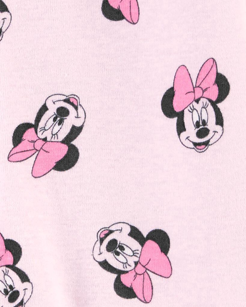 slide 2 of 2, Carter's Carters Baby 1-Piece Minnie Mouse 100% Snug Fit Cotton Footie Pajamas Pink 12M, 1 ct