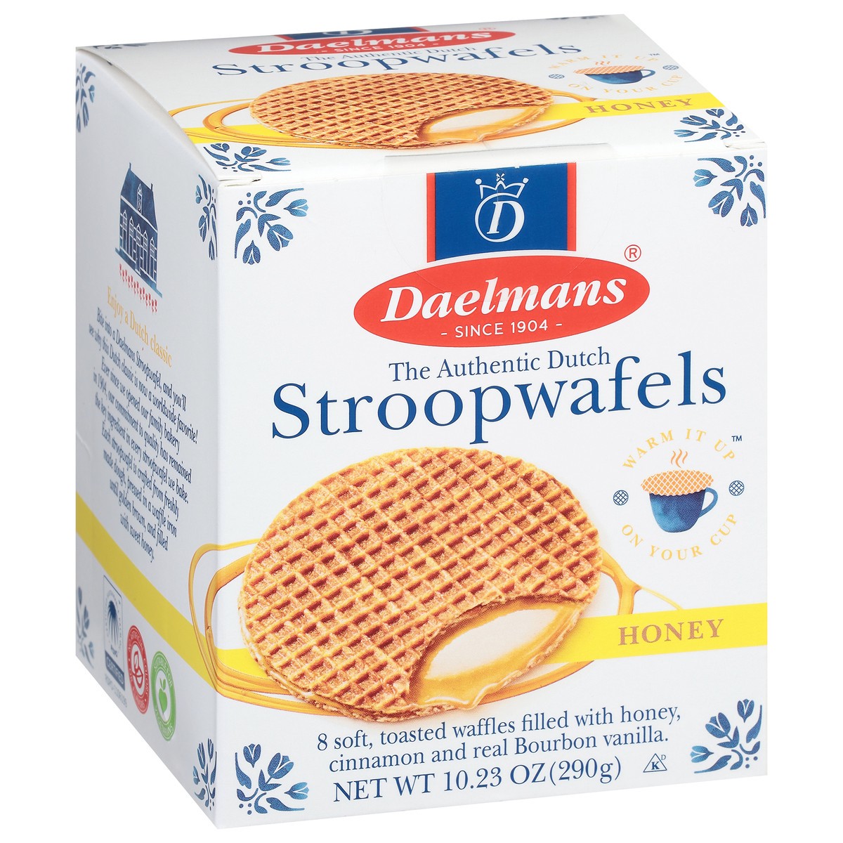 slide 2 of 9, Daelmans Stroopwafel Honey Jumbo, 10.23 oz